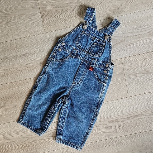 Vintage Krickets Denim Overalls, 18 Months - Picture 1 of 12